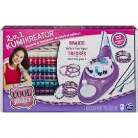 Spin Master Estudio Set 2 En 1 Kumi Kreator Pulseras Collares Cool Maker