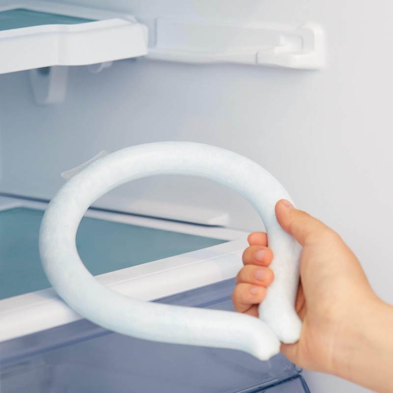 Nishikin Cool Neck Ring, Naturally Freezes Below 84°F (28°C), Cool