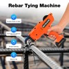 PIAOCAIYIN Tying Machine, 12v Orange Automatic Rebar Tying Machine, 8-34mm