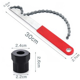 LOYELEY Sprocket, Chain Cutter, Bicycle Repair Tool, Bicycle Removal Repair Tool, Freehub Spanner, Freewheel Cassette, Bicycle Flywheel Chain Sprocket Removal Tool, Maintenance, Tire Repair, Install/Remove, Tool Set, Emergency Repair