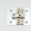 Cream Kitchen Cabinet Door Hinge Set Includes 2 Plates and