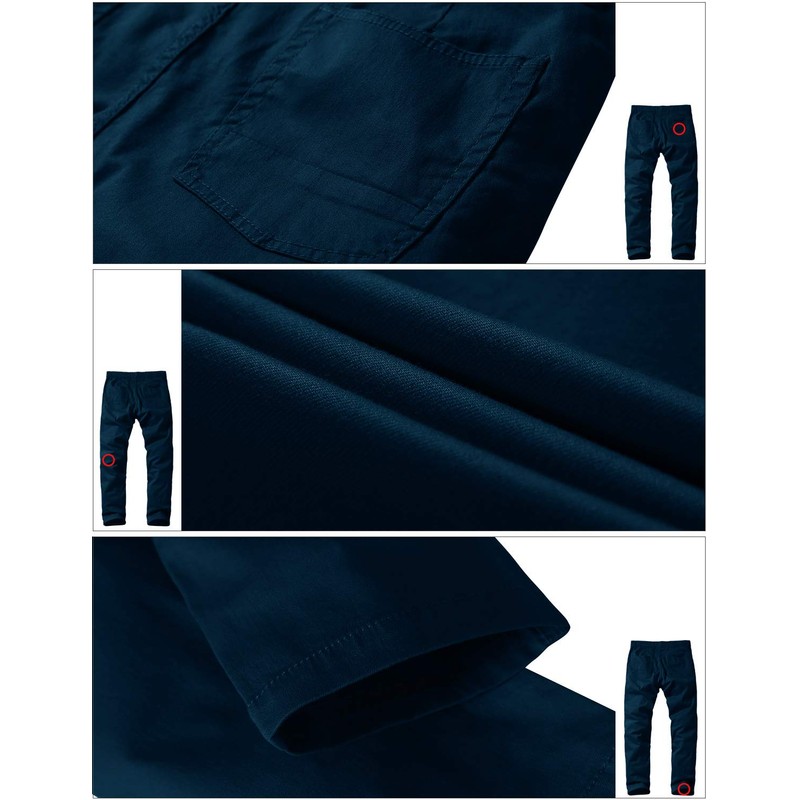 Match - Recto para hombre, 8105 Blue Black, 29W x