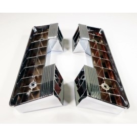 NORS 1964-1967 Buick Chevy Olds Pontiac Front Arm Rest Bases. Chrome Pair