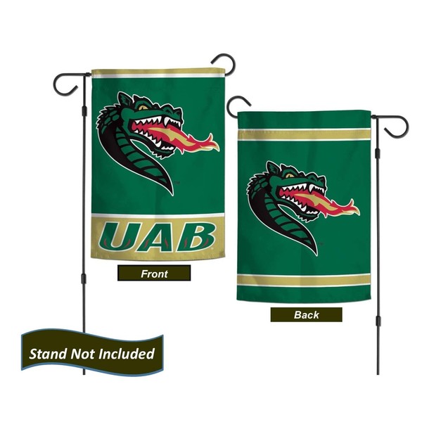 UAB Blazers 12.5” x 18" Double Sided Yard and Garden College Banner Flag is Printed in The USA,