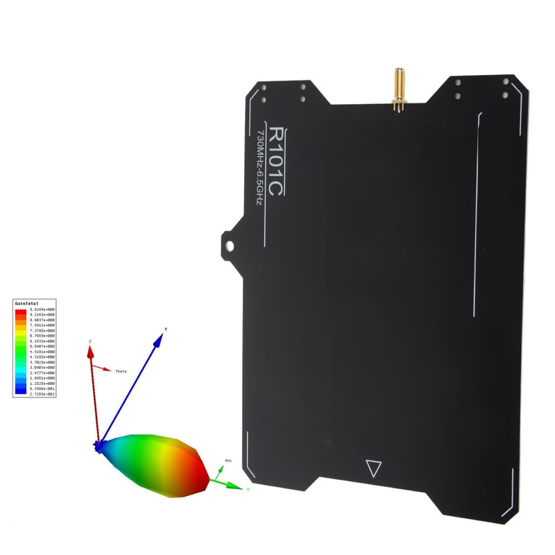 730MHz to 6.5GHz Wideband Directive Antenna High Gain PCB R101C