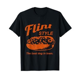 Flint Style Coney Hot Dog T-Shirt T-Shirt
