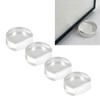 4pcs Transparent Door Stopper Soft Acrylic Door Holder Prevent Impact