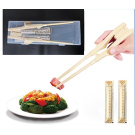 Assistance chopsticks, elderly or adult supplementary tableware anti-shake chopsticks, rehabilitation self dishes, hand injuries, left and right hand chopsticks, 2 pairs of disposable replacement