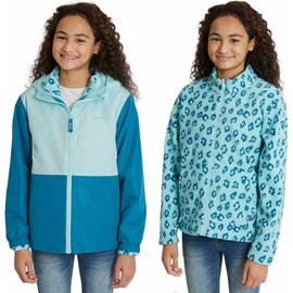 Eddie Bauer Kids Lightweight Lone Peak 3 in 1 Hooded Jacket (as1, alpha, x_s, regular, Paradise Blue)