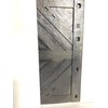 Black Semi Truck and Trailer Mud Flaps - Chevron 24"