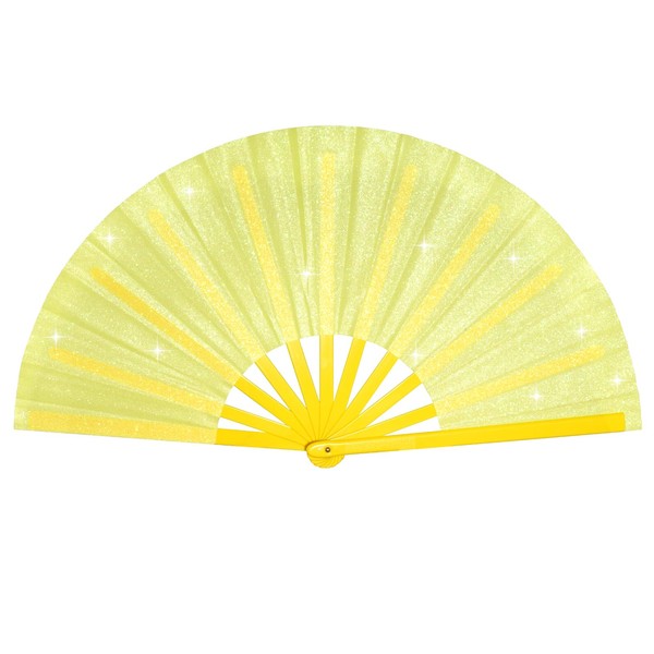 Decorative Folding Fan (1, Gold)