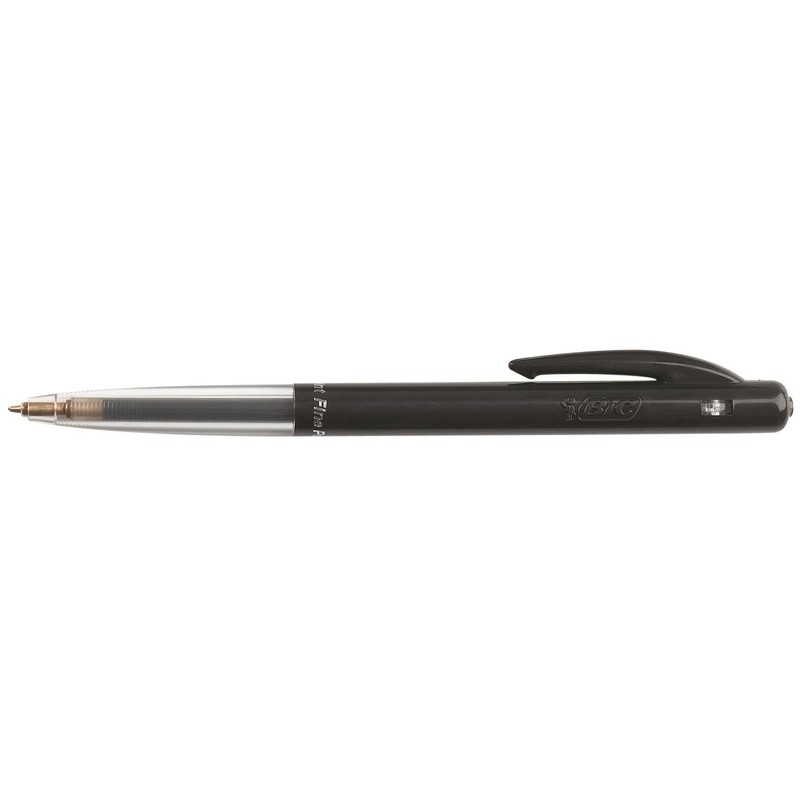 BIC M10 CLIC Fine Point Ballpoint Pen 0.7mm Black Ink