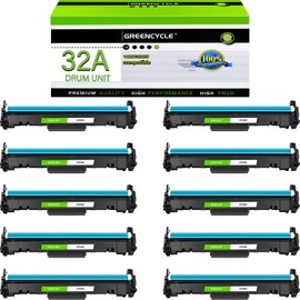 greencycle Compatible 32A Replacement for HP 32A Drum Unit CF232A use for Laserjet Pro M203d M203dn M203dw M227fdw M227fdn M227sdn M148dw M148fdw M118dw Printer (10-Pack)