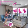 ThinkLearn Microfiber Dusters for Cleaning,14PCS Feather Dusters with Extension Pole,Bendable