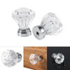 16PCS 25mm Diamond Shape Acrylic Knobs Furniture Drawer Cabinet Cupboard