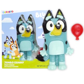 Jumbo Bluey Gummy, Fruit Punch Flavored Chewy Candy, Perfect Easter Basket Stuffer Treat, 6 Ounces