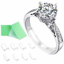 Invisible Ring Size Adjuster for Loose Rings Ring Adjuster Fit Any Rings, Assorted Sizes of Ring Sizer