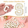 XLIUAX Letter Patches, 26 Pcs Chenille Letter Patches Iron on