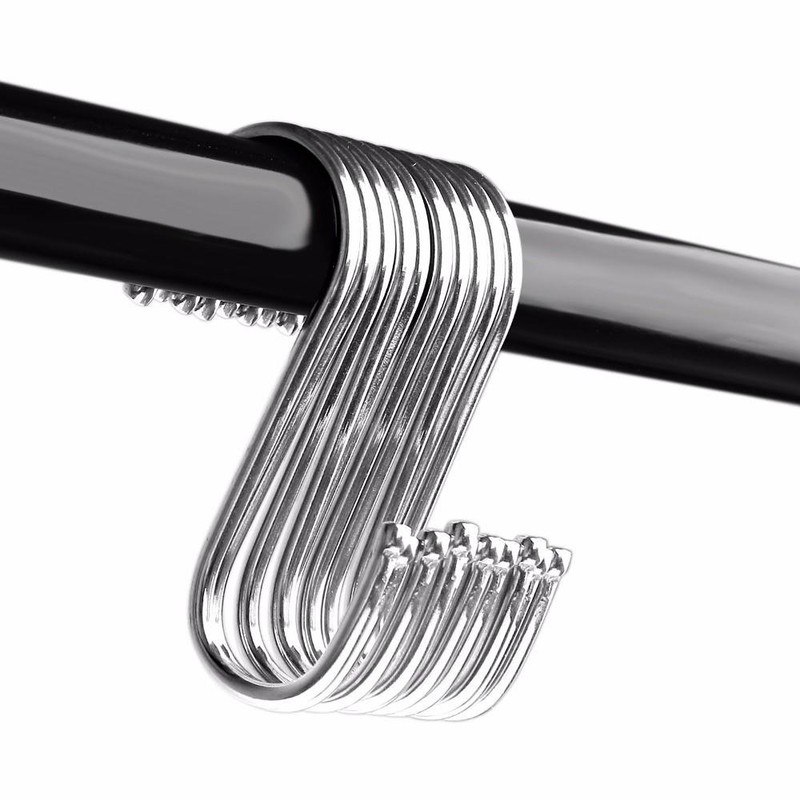 S Hooks Stainless Steel Hooks Metal Hooks Bathroom Kitchen Hanging