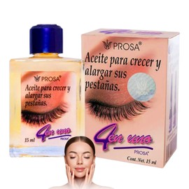Aceite para Pestañas Crece y Alarga 4 en 1, 15 ml Prosa