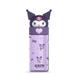 Roffatide Cartoon Kuromi Plastic Cup Bottle Portable Tumblers Travel Cups Plastic Shaker Bottle Direct Drinking Cup Water Track Bottle Portable Leak-proof Water