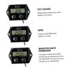 SUPVOX 3pcs Motorbike Hour Digital Timer Practical Tachometer for Motorcycle