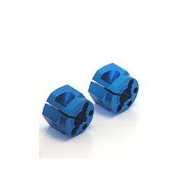 Square arumikuranpu Hex Wheel Hub (for Tamiya Tt – 01 02) 10 mm Wide Blue