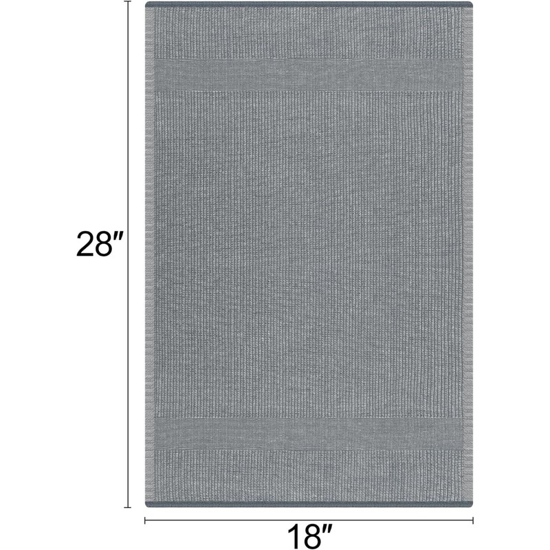 smiry Premium Kitchen Towels(18"x 28", 6 Pack), Large Cotton Dish