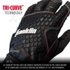 Franklin Sports 2nd-Skinz® Batting Gloves Black/Black Adult Large