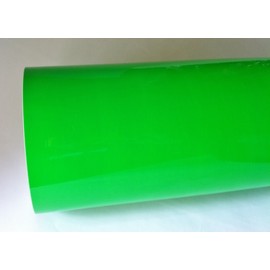 Fluorescent Green Neon Sign Vinyl, Self-adhesive,12 Inch X 10 Feet