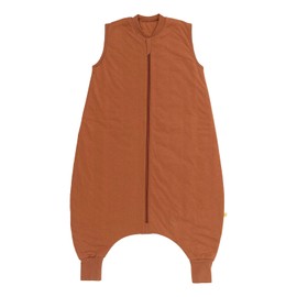 schlummersack Sleeping Bag with Feet All Year Round 2.5 Tog 90 cm Caramel Children's Sleeping Bag with Legs for a Height 90-100 cm All Year Round Feet 2.5 Tog, caramel