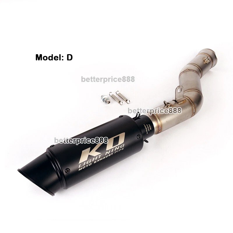 Unbranded Modified Right System Mid Exhaust Pipe + Mufflers For