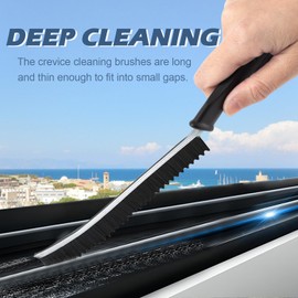 Crevice Cleaning Brush, Hard Bristle Cleaning Brush, Multifunctional Gap Cleaning Scrub Brush, Bathroom Tile Groove Gap Cleaning Brushes, Cleaning Tool for Home Kitchen Window Door