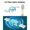 VANDESAIL 6 Pack LC to LC Fiber Optic Coupler Adapter,