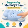 Memory Foam Cervical Pillow with Ear Relief Zone for Side