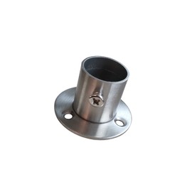 Flange Stainless Steel Flange Connection Wall Anchor Wall Flange Pipe Attachment Holder for Pipe for Indoor and Outdoor Use (19 mm) Pack of 1