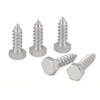1/4" x 1" Hex Head Lag Screws, 304 Stainless Steel