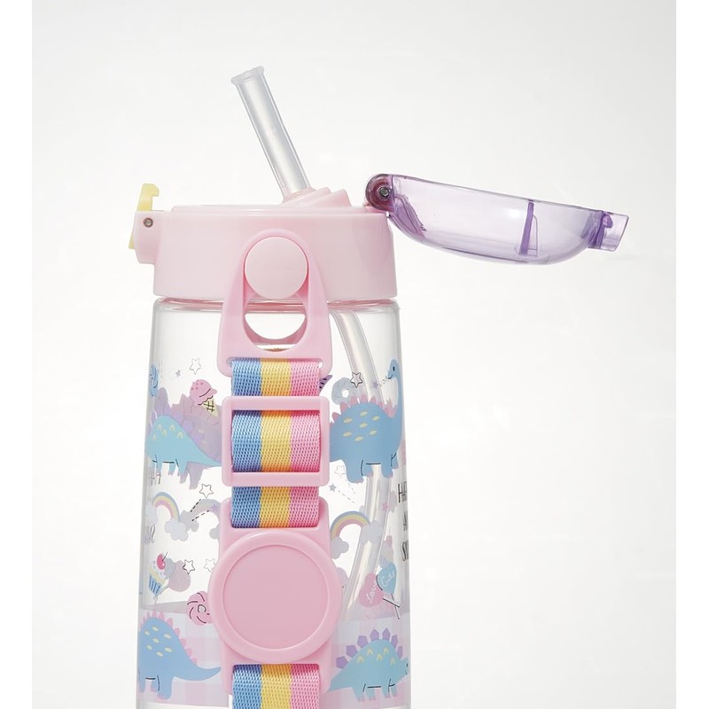 Skater PDSH5-A Happy & Smile Rainbow Water Bottle, 16.9 fl