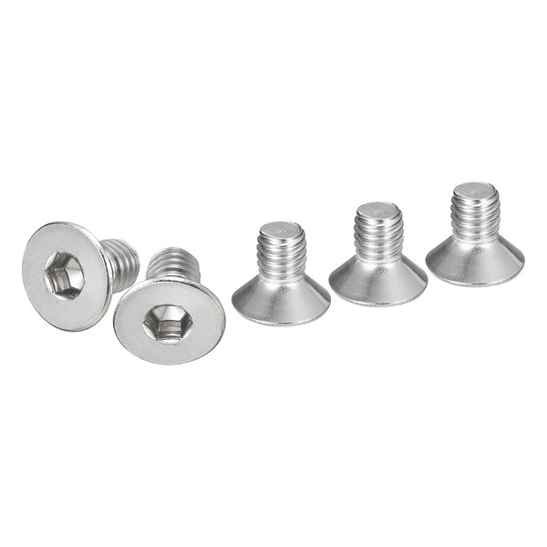 DTGN M6-1 x 10mm Flat Head Socket Cap Screws, 25