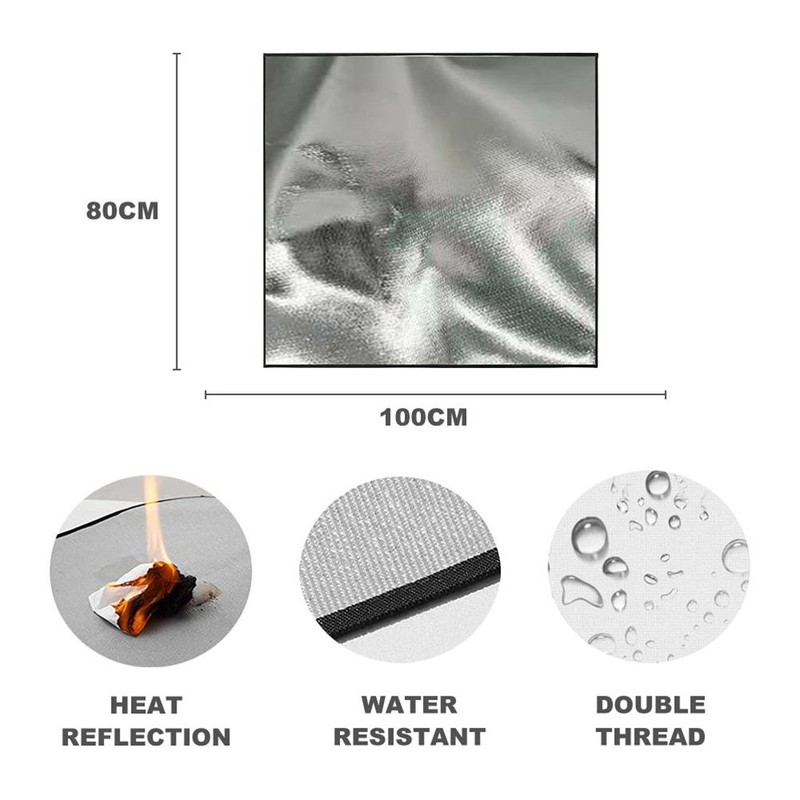 Fireproof Mat Under The Grill Mat Fire Pit Mat for