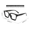 FEISEDY Retro Square Blue Light Blocking Reading Glasses Anti Glare