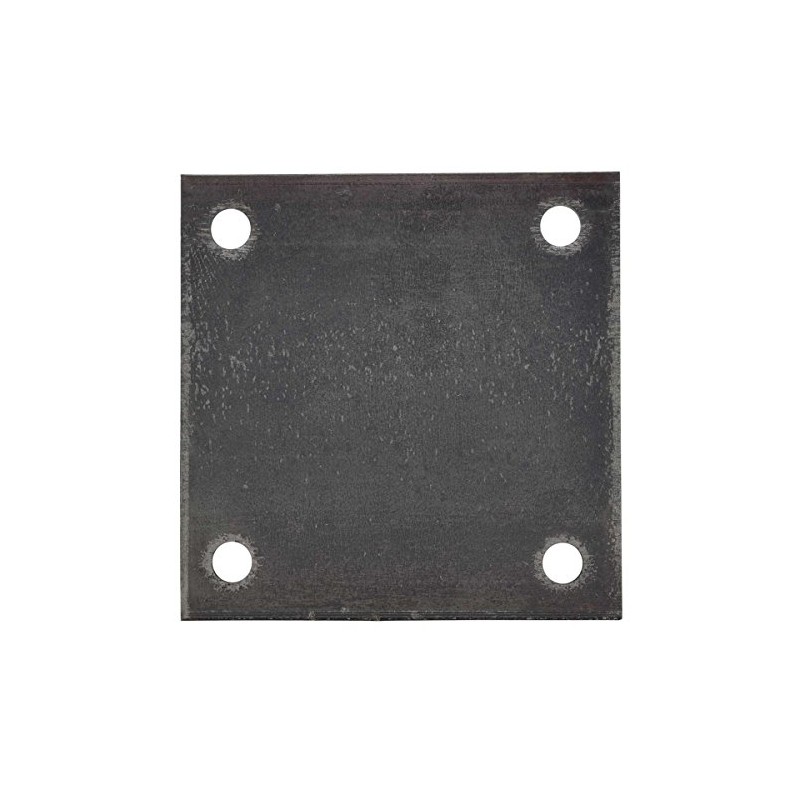 6" x 6" x 1/4" Hot Rolled A36 Steel Base
