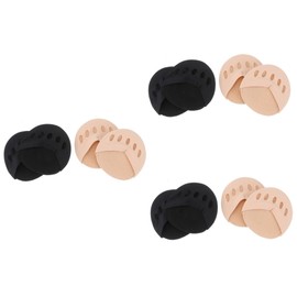 FOMIYES 3sets Five Toe Socks for Men Women Breathable No Show Socks Forefoot Padding Cotton 2pairs*3