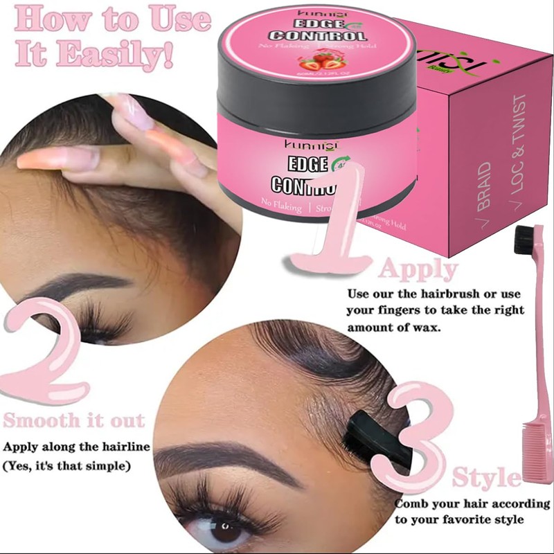 Loc & Braid Gel 48 Hours Extra Hold Edge Control