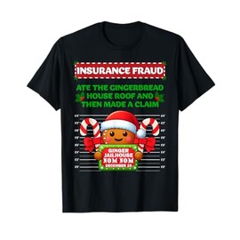 Funny Gingerbread Inmate Christmas Matching Family Group Set T-Shirt