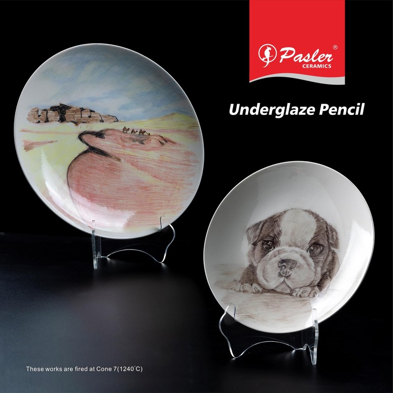 Pasler Underglaze Pencils for Ceramic Pottery Bisque or Greenware -