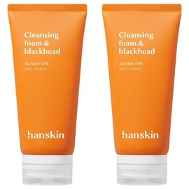 Hanskin Blackhead Cleansing Foam, 120ml, 2 pieces / 한스킨 블랙헤드 클렌징폼, 120ml, 2개