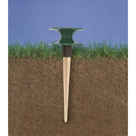 2-Pack Orbit Garden Hose Guide on Spike for Plant Protection, Guides Water Hoses 58189N