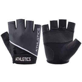 SUJAYU Workout Gloves for Women Men, Gym Gloves for Women Men Gym Gloves for Working Out, Workout Gloves Women Men Fitness Gloves Hand Out Gloves (Black, Large)