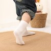 JAKIDAR 12 Pack Baby Socks Cotton Crew Toddler Socks Grips